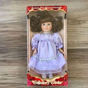 Dan Dee Collectors Choice Porcelain Doll DanDee Vintage New Boxed Collectible
